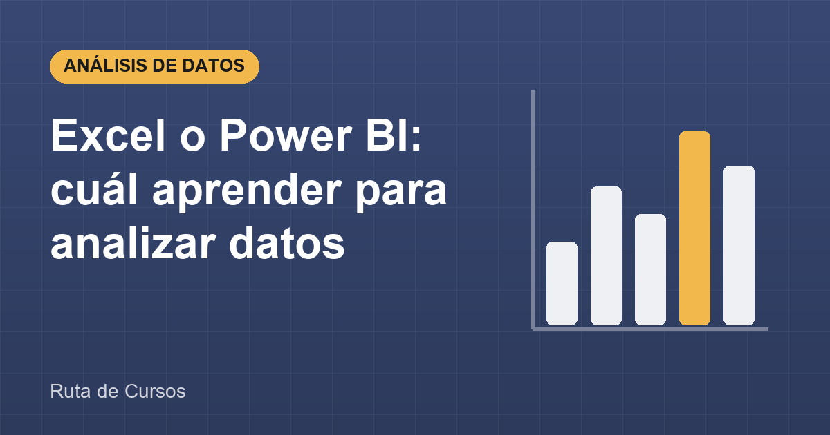 Excel o Power BI: cuál aprender para analizar datos